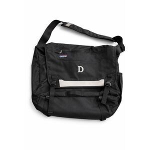 Patagonia Half Mass Black Messenger Crossbody Travel Laptop Bag